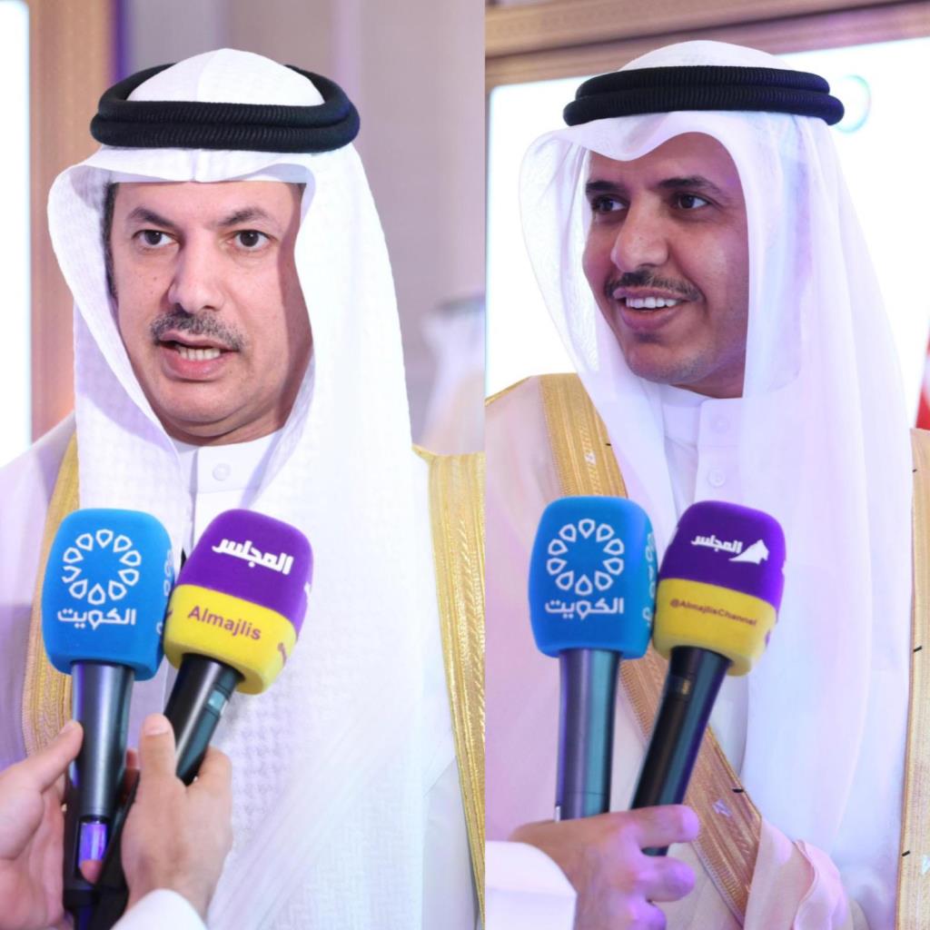 المهان وبن جامع يؤكدان اهمية التنسيق بين البرلمانات الخليجية لتوحيد الرؤى تجاه القضايا المشتركة
